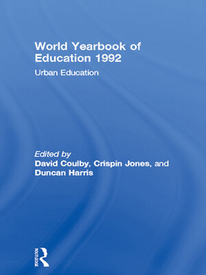 cover image of World Yearbook of Education 1992
